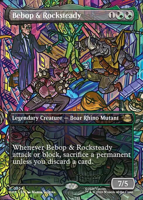 Bebop & Rocksteady (Borderless) - Teenage Mutant Ninja Turtles - R - 204