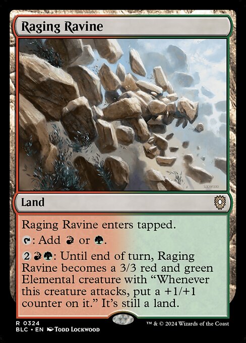 Raging Ravine - Commander: Bloomburrow - R - 324