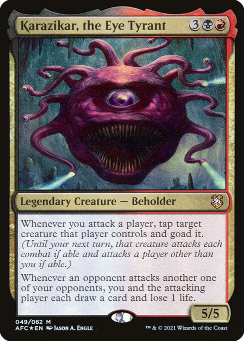 Karazikar, the Eye Tyrant - Commander: Adventures in the Forgotten Realms - M - 49