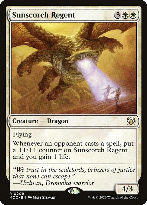 Sunscorch Regent - Commander: March of the Machine - R - 209