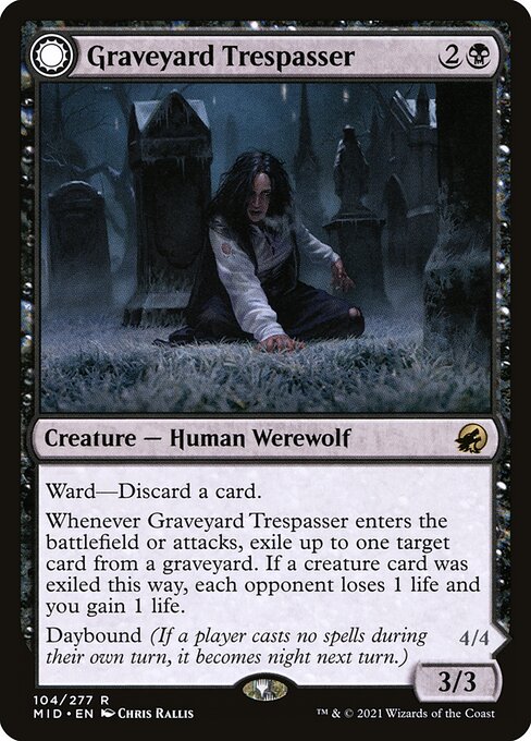 Graveyard Trespasser - Innistrad: Midnight Hunt - R - 104