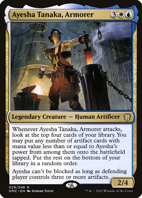 Ayesha Tanaka, Armorer - Commander: Dominaria United - R - 29
