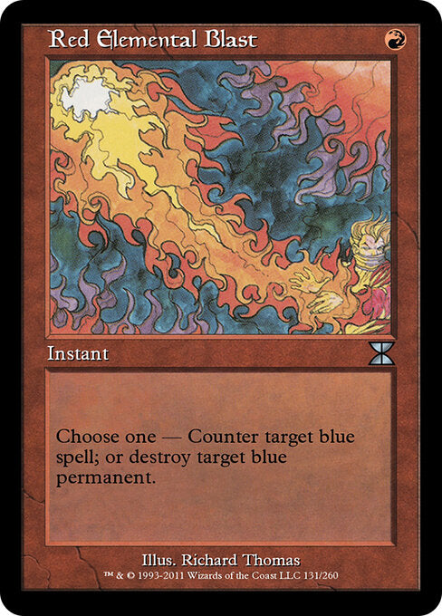 Red Elemental Blast - Fourth Edition - C