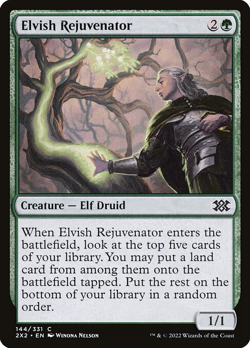 Elvish Rejuvenator - Double Masters 2022 - C - 144