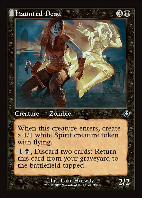 Haunted Dead (Retro Frame) - Innistrad Remastered - U - 382