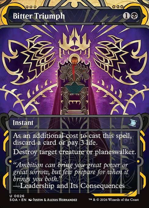 Bitter Triumph - Secrets of Strixhaven: Mystical Archive - U - 26
