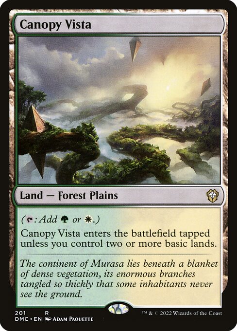 Canopy Vista - Commander: Dominaria United - R - 201