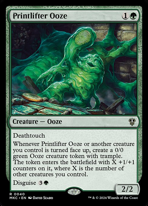 Printlifter Ooze - Commander: Murders at Karlov Manor - R - 40