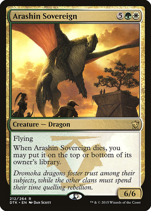 Arashin Sovereign - Dragons of Tarkir - R - 212