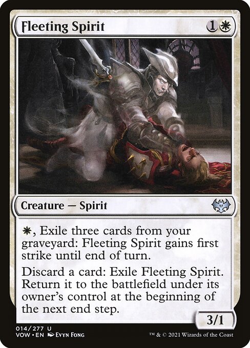 Fleeting Spirit - Innistrad: Crimson Vow - U - 14