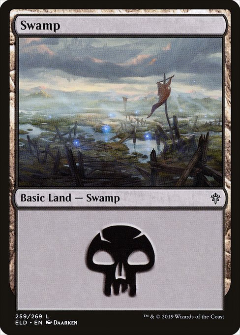 Swamp (259) - Throne of Eldraine - L - 259
