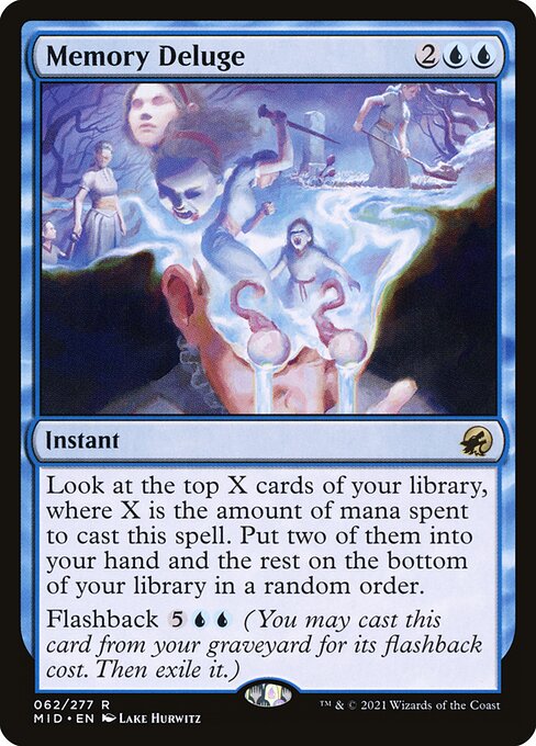 Memory Deluge - Innistrad: Midnight Hunt - R - 62