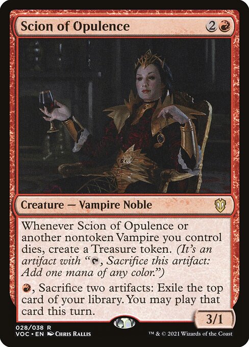Scion of Opulence - Commander: Innistrad: Crimson Vow - R - 28