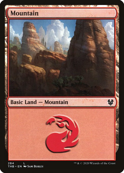 Mountain (284) - Theros Beyond Death - L - 284