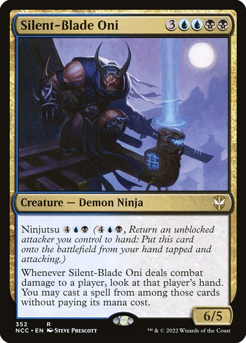Silent-Blade Oni - Commander: Streets of New Capenna - R - 352
