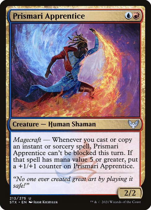 Prismari Apprentice - Strixhaven: School of Mages - U - 213