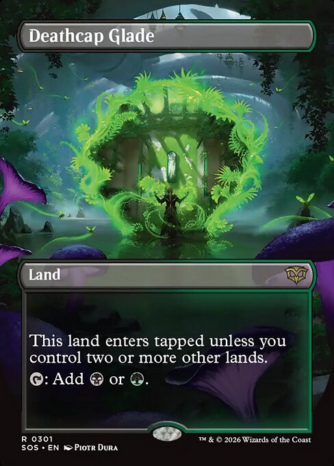 Deathcap Glade (Borderless) - Secrets of Strixhaven - R - 301