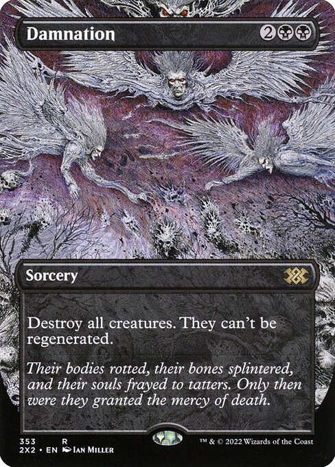 Damnation (Borderless) - Double Masters 2022 - R - 353