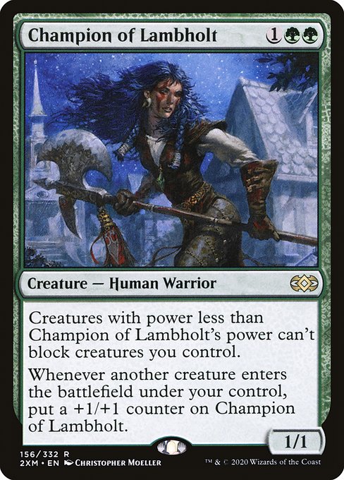 Champion of Lambholt - Double Masters - R - 156