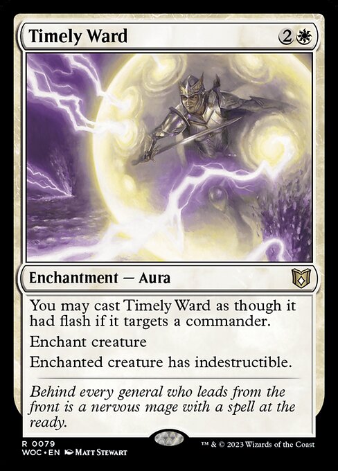 Timely Ward - Commander: Wilds of Eldraine - R - 79