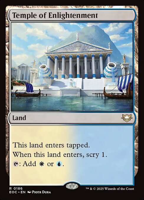 Temple of Enlightenment - Commander: Edge of Eternities - R - 186