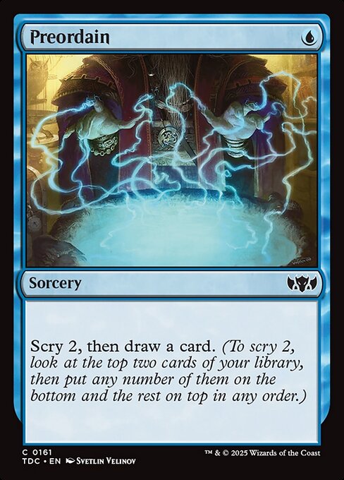 Preordain - Commander: Tarkir: Dragonstorm - C - 161