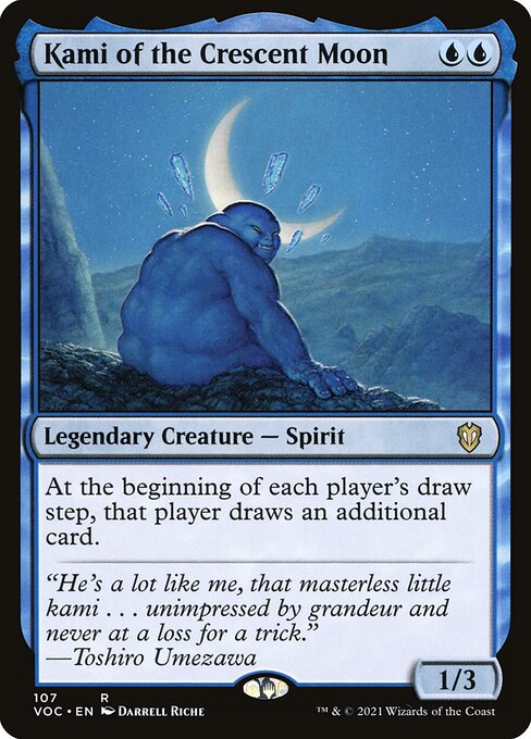 Kami of the Crescent Moon - Commander: Innistrad: Crimson Vow - R - 107
