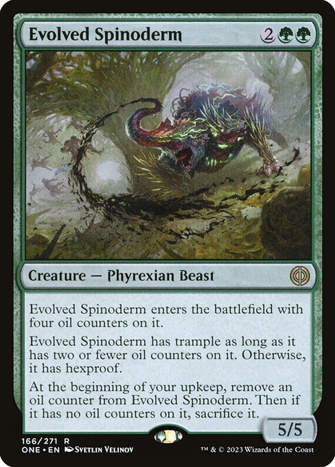 Evolved Spinoderm - Phyrexia: All Will Be One - R - 166