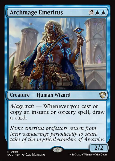 Archmage Emeritus - Commander: Secrets of Strixhaven - R - 188