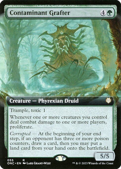 Contaminant Grafter (Extended Art) - Commander: Phyrexia: All Will Be One - R - 55