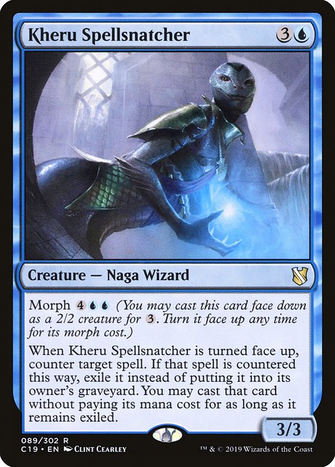Kheru Spellsnatcher - Commander 2019 - R - 89