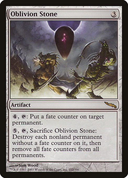 Oblivion Stone - Mirrodin - R - 222