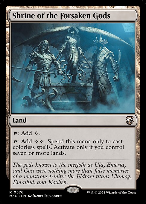 Shrine of the Forsaken Gods - Commander: Modern Horizons 3 - R - 376