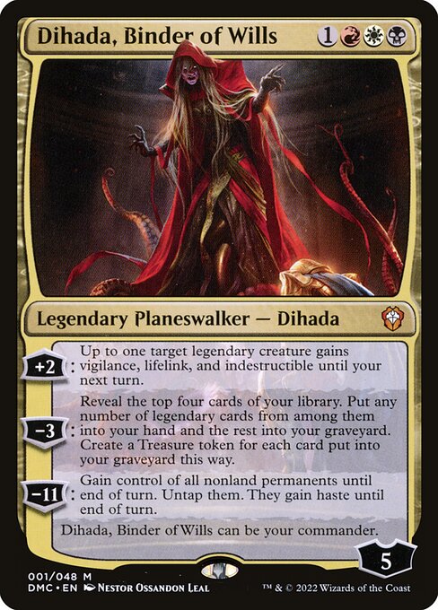 Dihada, Binder of Wills - Commander: Dominaria United - M - 1