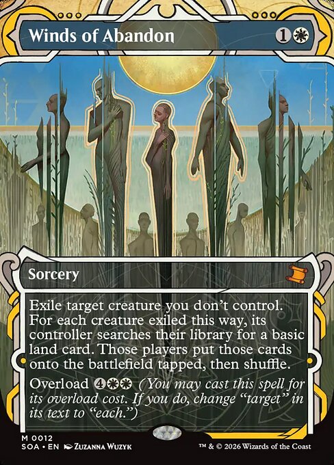 Winds of Abandon (JP Alternate Art) - Secrets of Strixhaven: Mystical Archive - M - 77