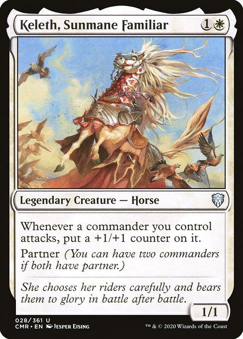 Keleth, Sunmane Familiar - Commander Legends - U - 28