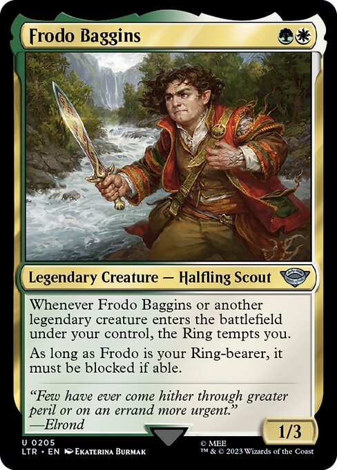 Frodo Baggins - Universes Beyond: The Lord of the Rings: Tales of Middle-earth - U - 205