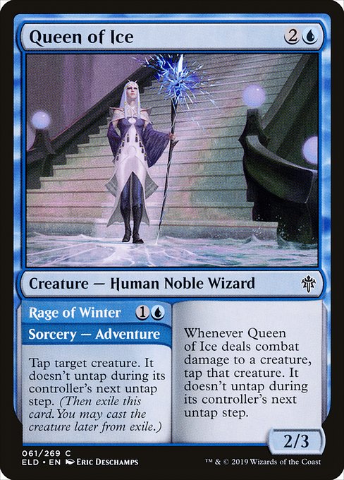 Queen of Ice - Throne of Eldraine - C - 61