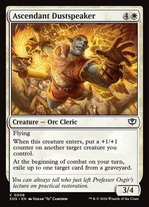 Ascendant Dustspeaker - Secrets of Strixhaven - C - 8