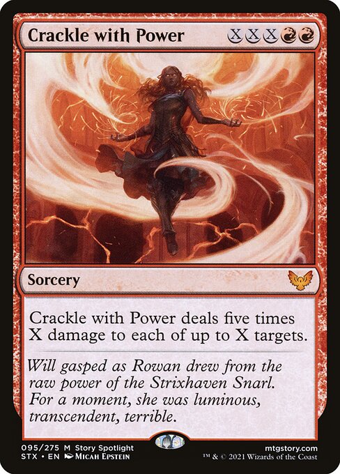 Crackle with Power - Strixhaven: School of Mages - M - 95