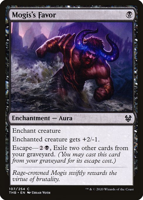 Mogis's Favor - Theros Beyond Death - C - 107