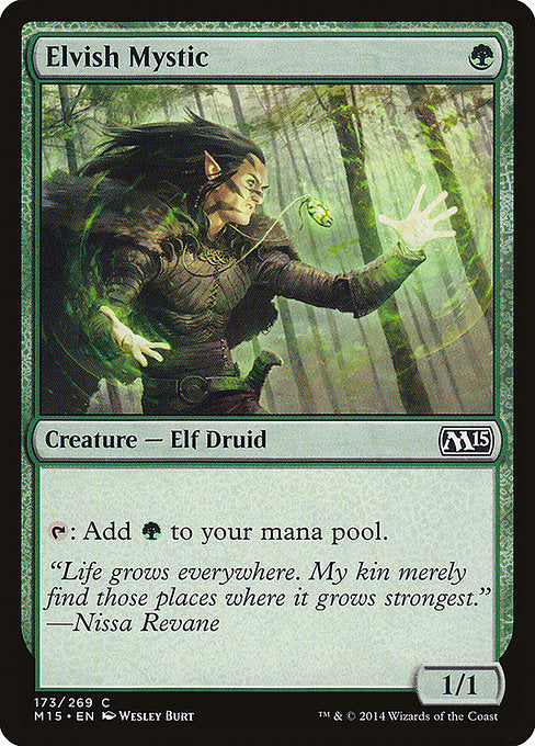 Elvish Mystic - Magic 2015 (M15) - C - 173