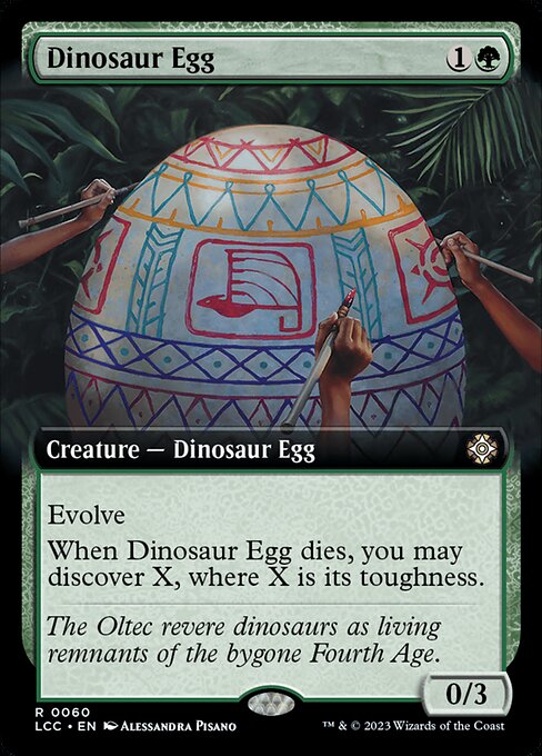 Dinosaur Egg (Extended Art) - Commander: The Lost Caverns of Ixalan - R - 60