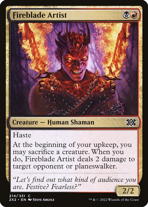 Fireblade Artist - Double Masters 2022 - C - 214