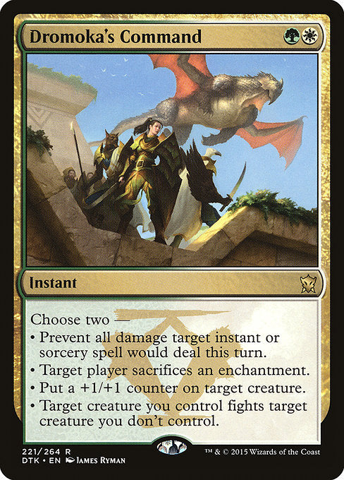 Dromoka's Command - Dragons of Tarkir - R - 221