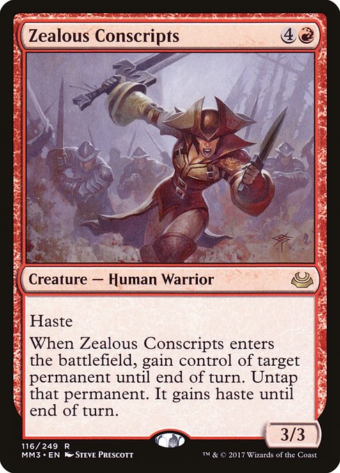 Zealous Conscripts - Modern Masters 2017 - R - 116