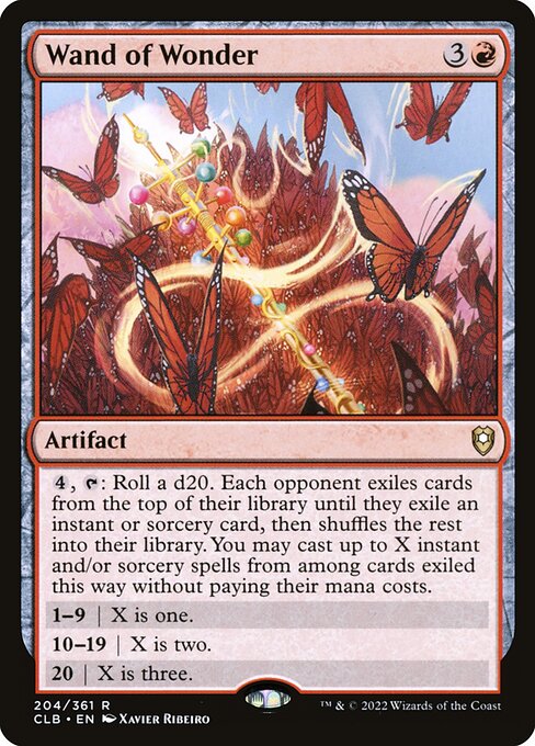 Wand of Wonder - Commander Legends: Battle for Baldur's Gate - R - 204