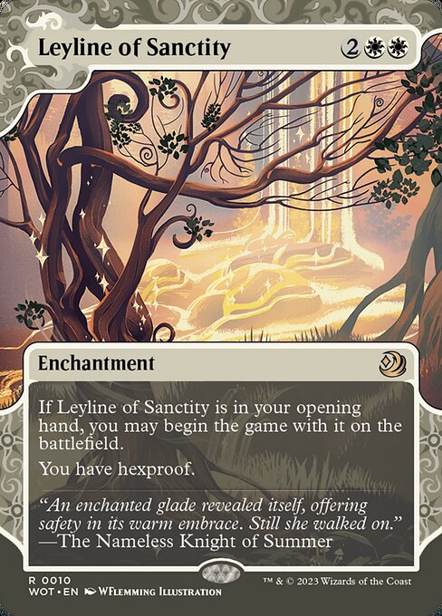 Leyline of Sanctity - Wilds of Eldraine: Enchanting Tales - R - 10