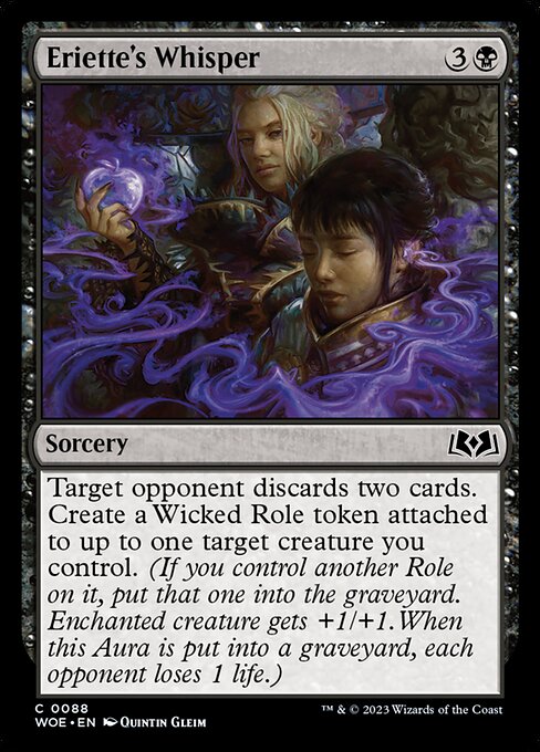 Eriette's Whisper - Wilds of Eldraine - C - 88