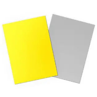 Dragon Shield Yellow & Silver-Matte Dual Sleeves